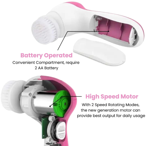 Facial_Massager_Machine_With_5_Interchangeable_Heads_Klip2Deal