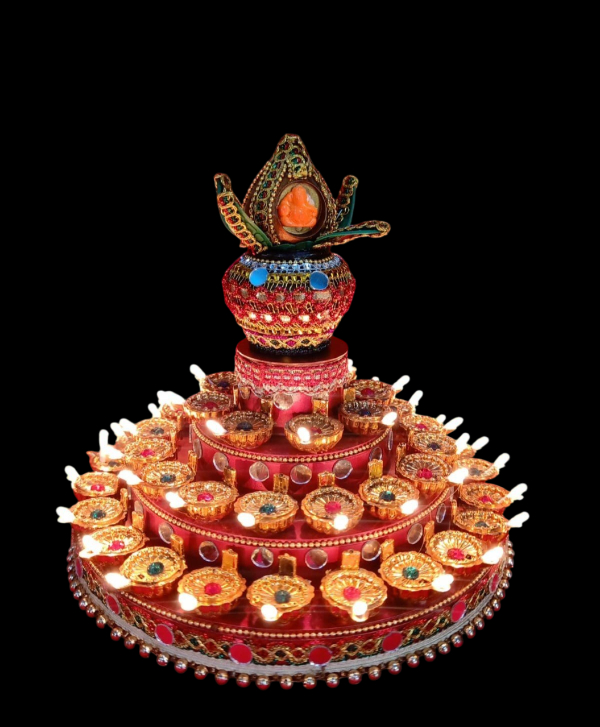 Klip2Deal_46_Revolving_Kalash_Diya_LED_Pooja_Thali_for_Diwali_Home_Decor
