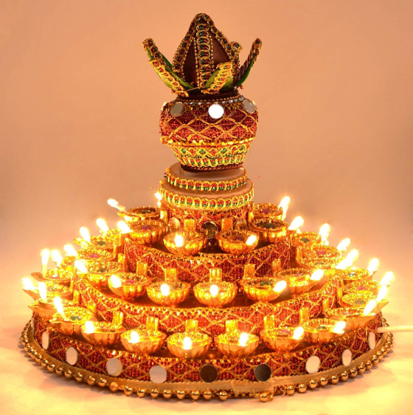 Klip2Deal_46_Revolving_Kalash_Diya_LED_Pooja_Thali_for_Diwali_Home_Temple_Festive_Decor