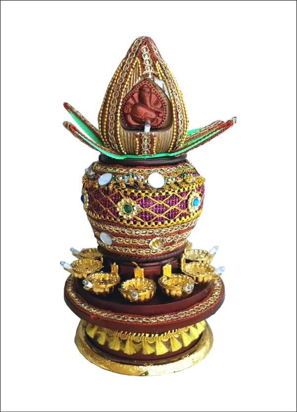 Klip2Deal_Diwali_Special_Lakshmi_Kalash_Diya_LED_Revolving_Deepam_Hyderabad_India