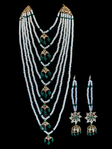 emerald_pearl_satlada_necklace_nizami_wedding_klip2deal.