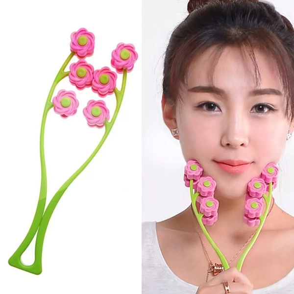flower_face_roller_massager_skin_lifting_wrinkle_reduction_klip2deal