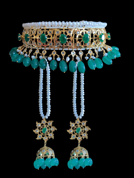 hyderabadi_nizami_jadau_necklace_pastel_green_statement_klip2deal