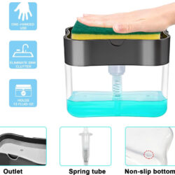 klip2deal_durable_dish_soap_dispenser_with_easy_pump_action