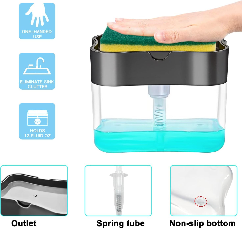 klip2deal_durable_dish_soap_dispenser_with_easy_pump_action