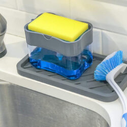 klip2deal_kitchen_sink_soap_dispenser_with_built_in_sponge_holder
