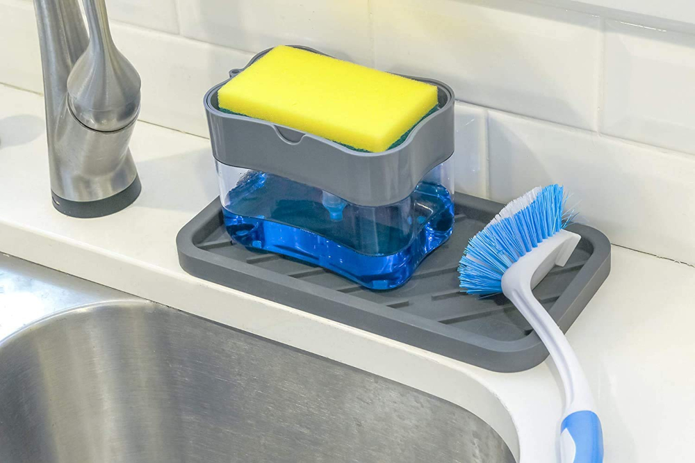 klip2deal_kitchen_sink_soap_dispenser_with_built_in_sponge_holder