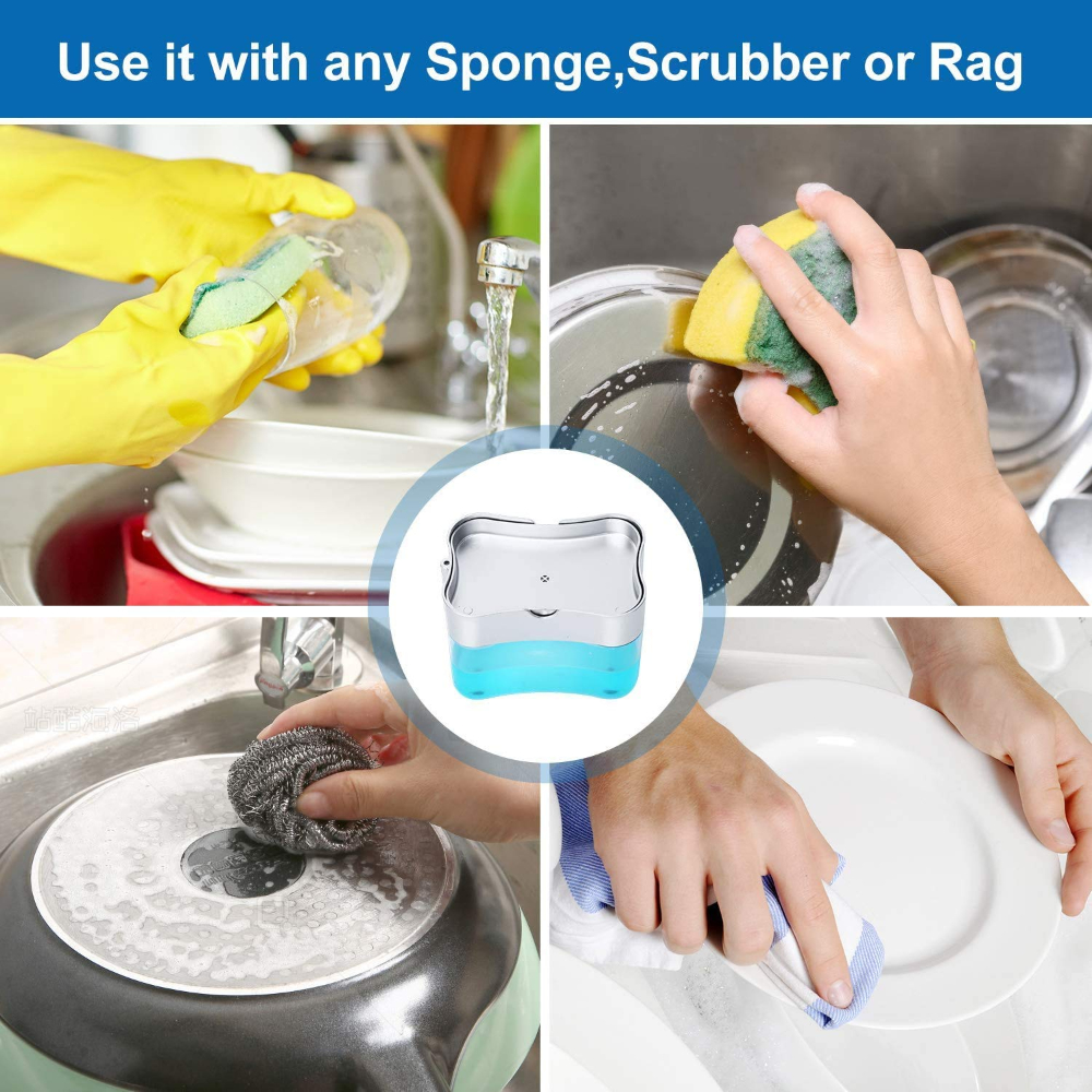 klip2deal_leak_proof_kitchen_soap_dispenser_and_sponge_holder