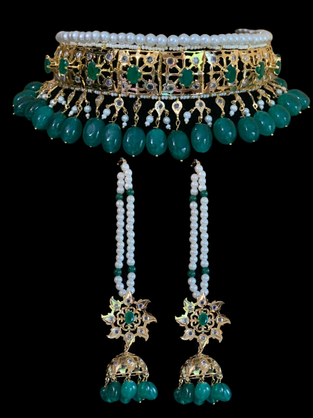nizami_bridal_jadau_choker_set_pearls_emeralds_klip2deal