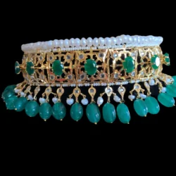 pastel_green_jadau_choker_necklace_for_brides_klip2deal