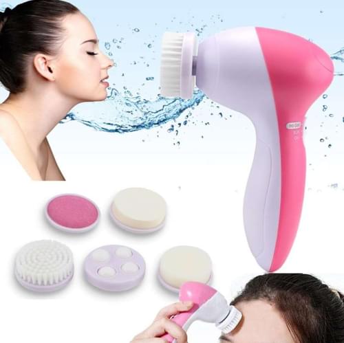 5 in 1 Face Massager - Electric Facial Brush for Skin Care